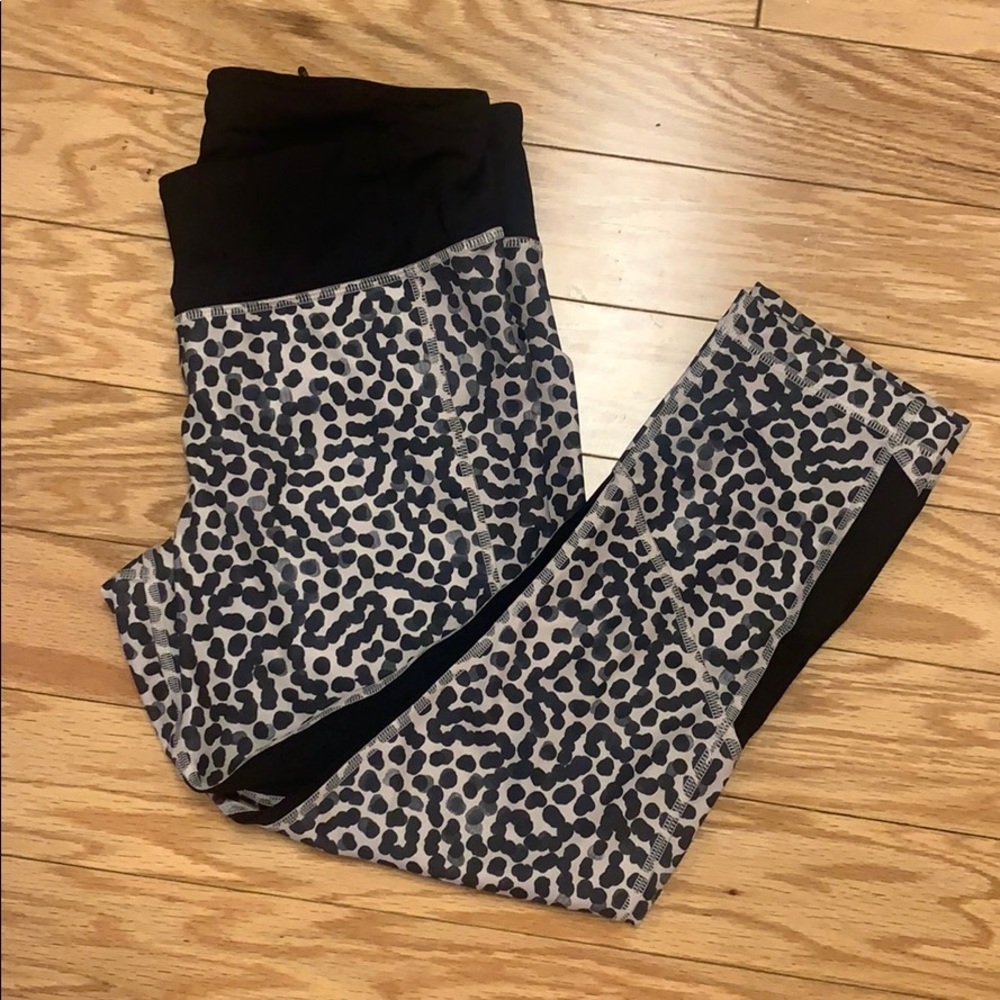 Lululemon Polka Dot Workout Capris